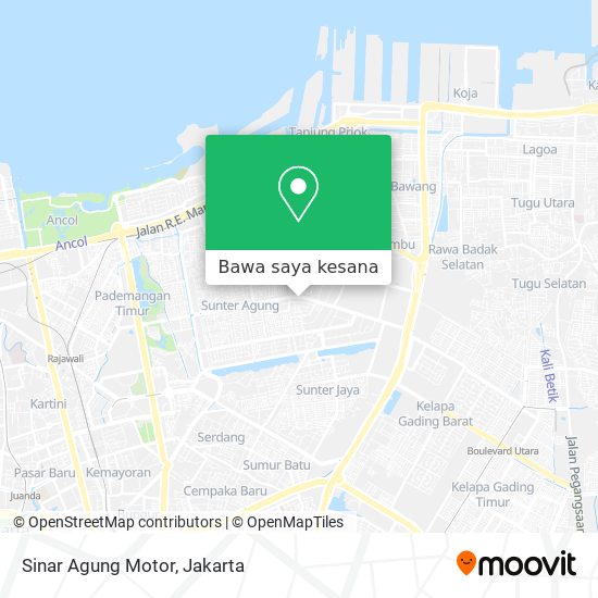 Peta Sinar Agung Motor