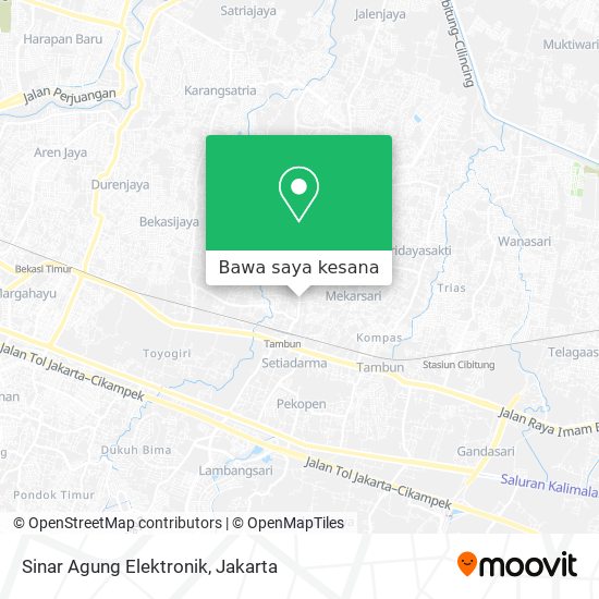 Peta Sinar Agung Elektronik