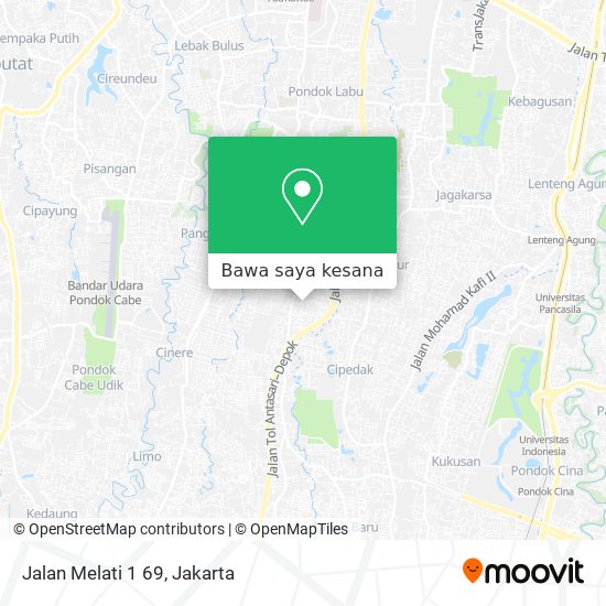 Peta Jalan Melati 1 69