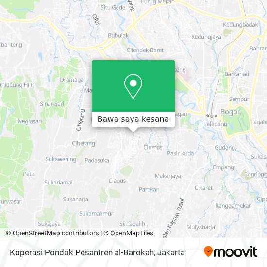 Peta Koperasi Pondok Pesantren al-Barokah