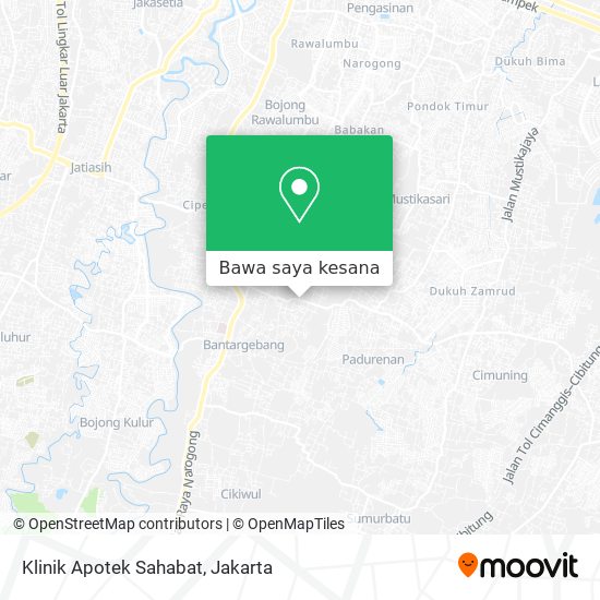 Peta Klinik Apotek Sahabat