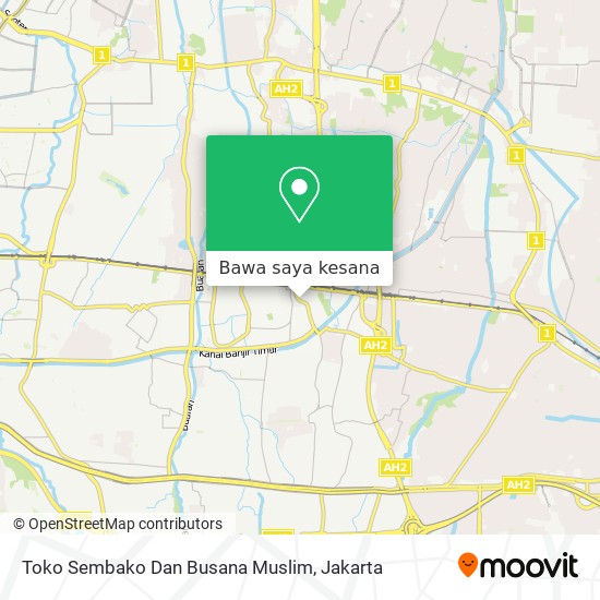 Peta Toko Sembako Dan Busana Muslim