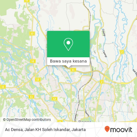 Peta Ac Densa, Jalan KH Soleh Iskandar