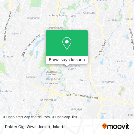 Peta Dokter Gigi Wiwit Juniati