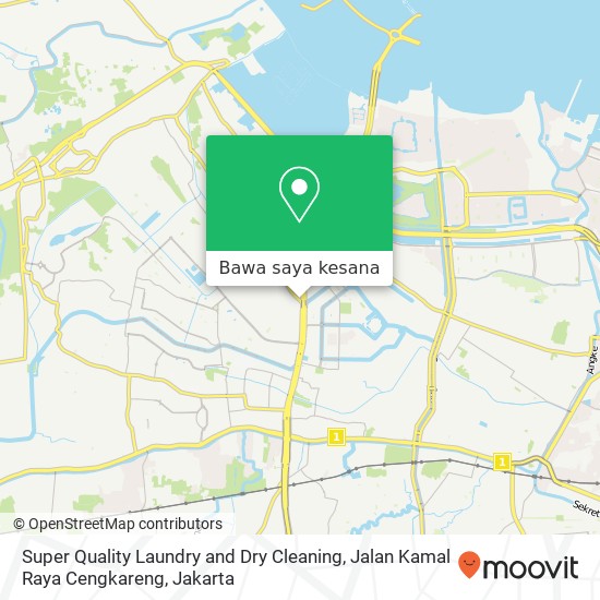 Peta Super Quality Laundry and Dry Cleaning, Jalan Kamal Raya Cengkareng