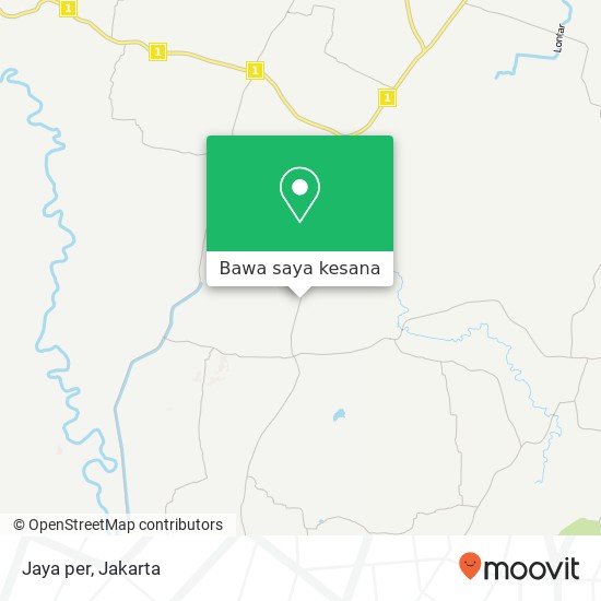 Peta Jaya per, Jalan Raya Cangkudu Cisoka