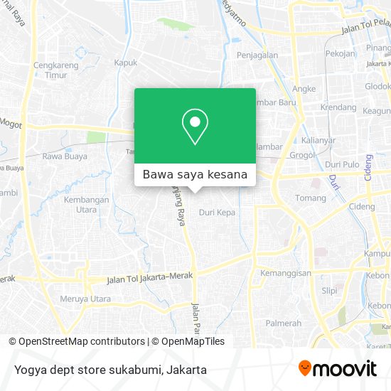 Peta Yogya dept store  sukabumi
