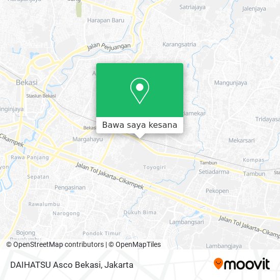 Peta DAIHATSU Asco Bekasi