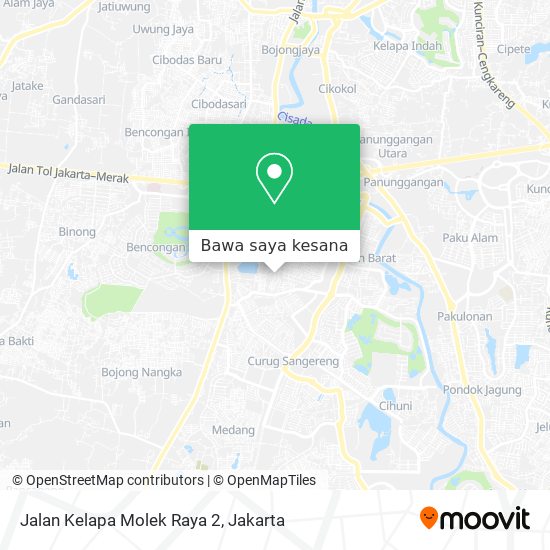 Peta Jalan Kelapa Molek Raya 2