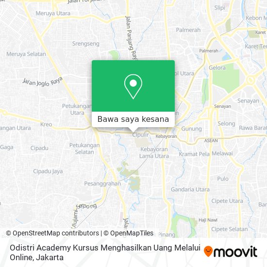 Peta Odistri Academy Kursus Menghasilkan Uang Melalui Online