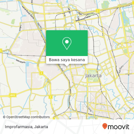 Peta Improfarmasia, Jalan Biak 24A Gambir