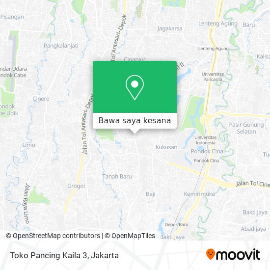 Peta Toko Pancing Kaila 3