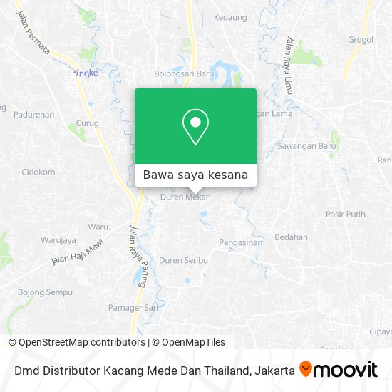 Peta Dmd Distributor Kacang Mede Dan Thailand