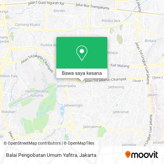 Peta Balai Pengobatan Umum Yafitra