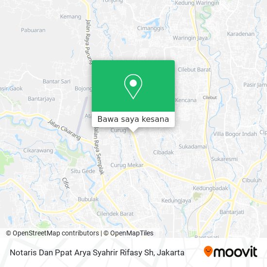 Peta Notaris Dan Ppat Arya Syahrir Rifasy Sh