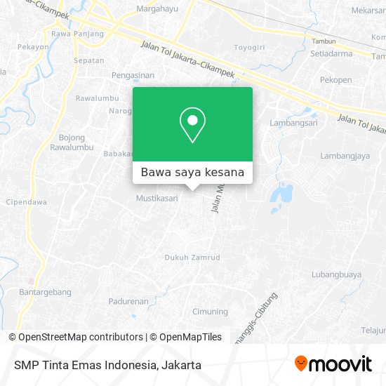 Peta SMP Tinta Emas Indonesia