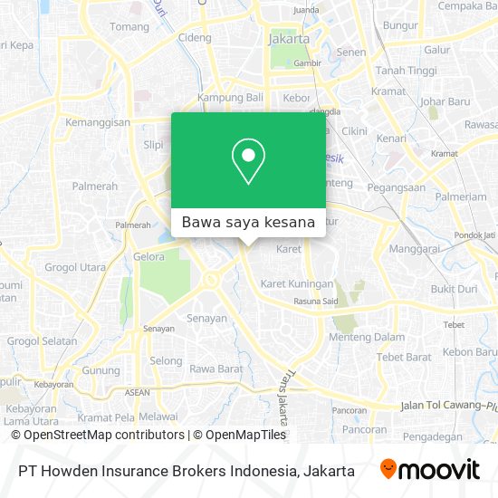 Peta PT Howden Insurance Brokers Indonesia