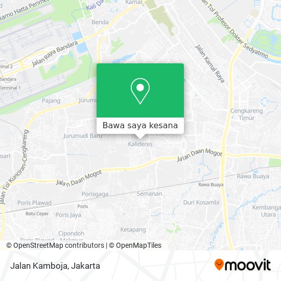 Peta Jalan Kamboja