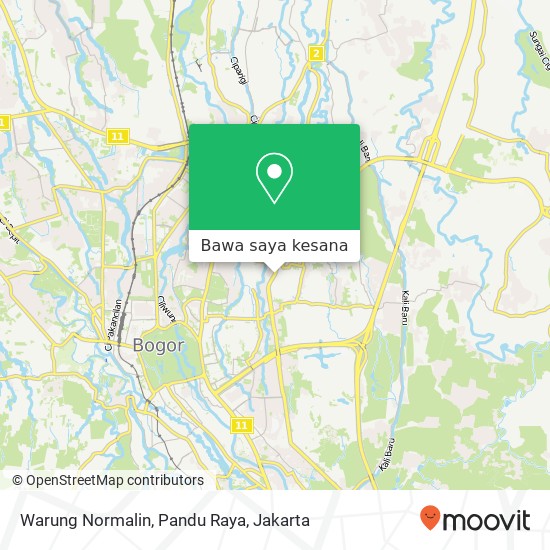 Peta Warung Normalin, Pandu Raya