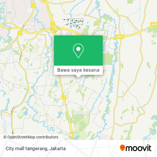 Peta City mall tangerang