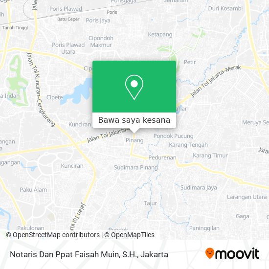 Peta Notaris Dan Ppat Faisah Muin, S.H.