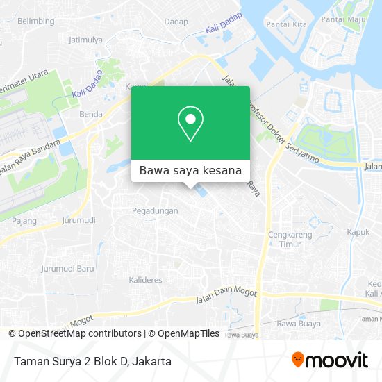 Peta Taman Surya 2 Blok D