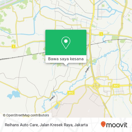 Peta Reihans Auto Care, Jalan Kresek Raya