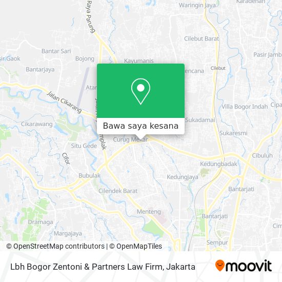 Peta Lbh Bogor Zentoni & Partners Law Firm