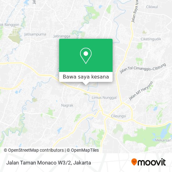 Peta Jalan Taman Monaco W3/2