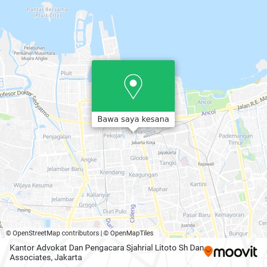 Peta Kantor Advokat Dan Pengacara Sjahrial Litoto Sh Dan Associates