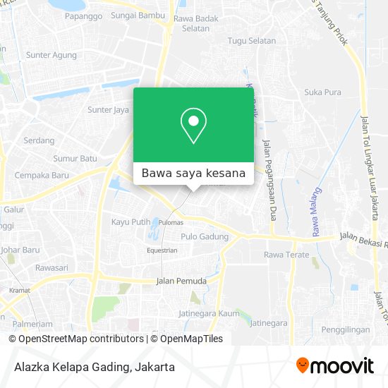 Peta Alazka Kelapa Gading