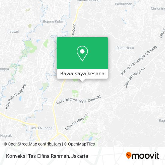 Peta Konveksi Tas Elfina Rahmah