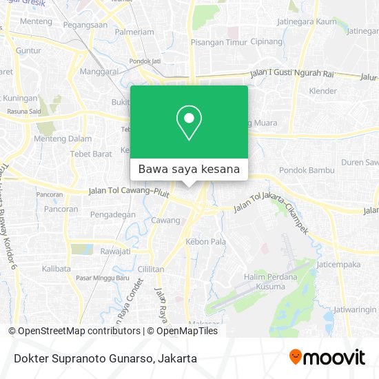Peta Dokter Supranoto Gunarso