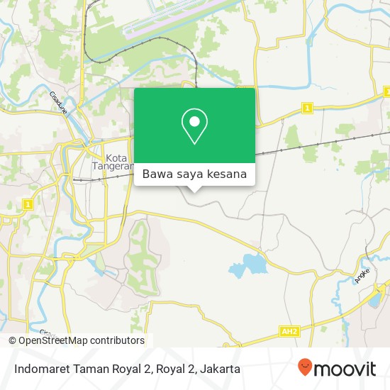 Peta Indomaret Taman Royal 2, Royal 2