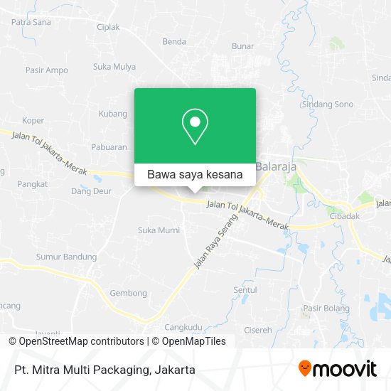 Peta Pt. Mitra Multi Packaging