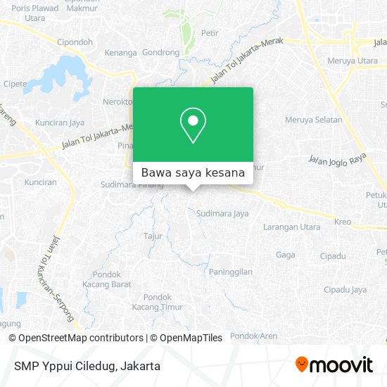 Peta SMP Yppui Ciledug