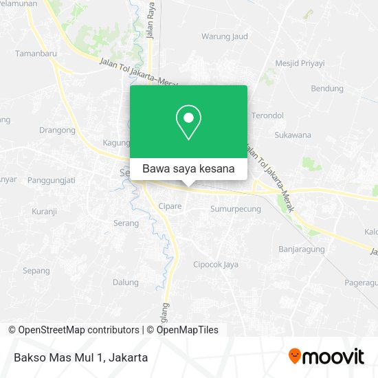 Peta Bakso Mas Mul 1, Jalan KH Abdul Latief