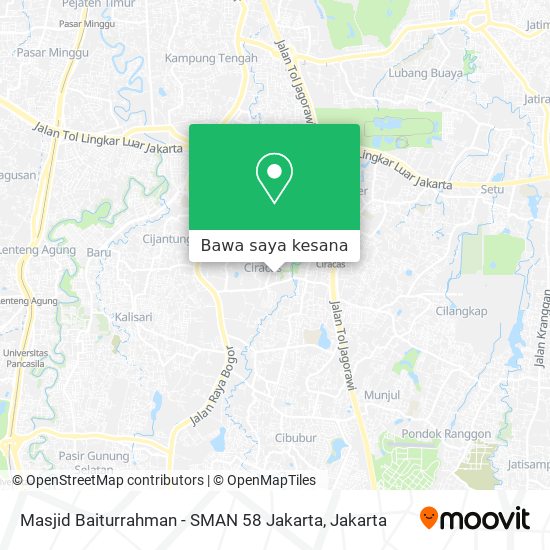 Peta Masjid Baiturrahman - SMAN 58 Jakarta