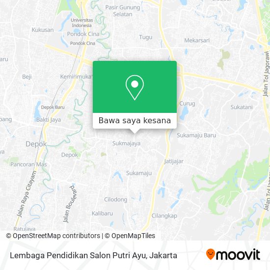 Peta Lembaga Pendidikan Salon Putri Ayu