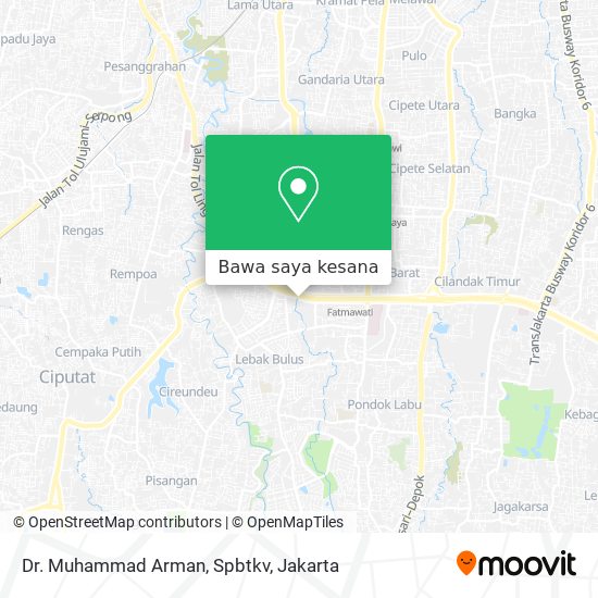 Peta Dr. Muhammad Arman, Spbtkv