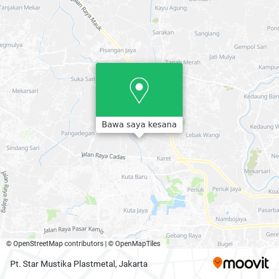 Peta Pt. Star Mustika Plastmetal