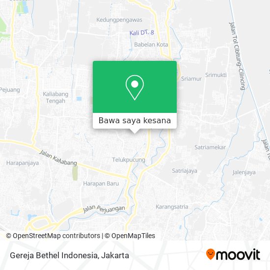 Peta Gereja Bethel Indonesia