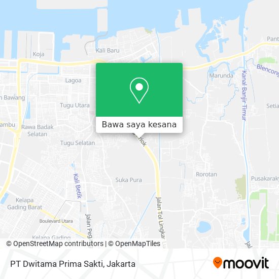 Peta PT Dwitama Prima Sakti