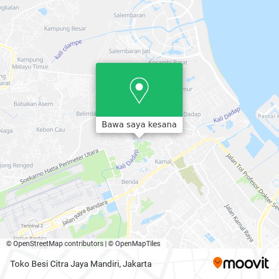 Peta Toko Besi Citra Jaya Mandiri