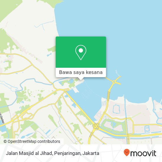 Peta Jalan Masjid al Jihad, Penjaringan