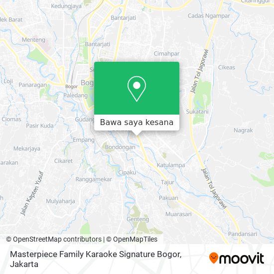 Peta Masterpiece Family Karaoke Signature Bogor