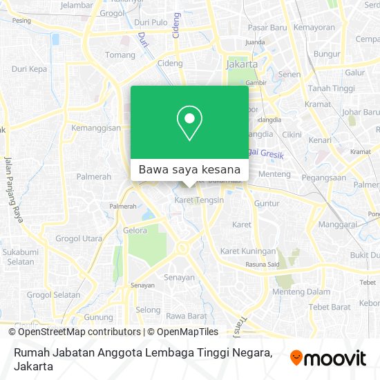 Peta Rumah Jabatan Anggota Lembaga Tinggi Negara