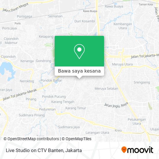Peta Live Studio on CTV Banten