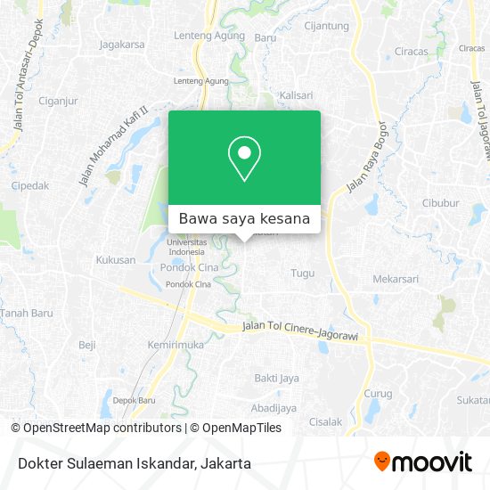 Peta Dokter Sulaeman Iskandar