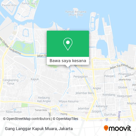 Peta Gang Langgar Kapuk Muara